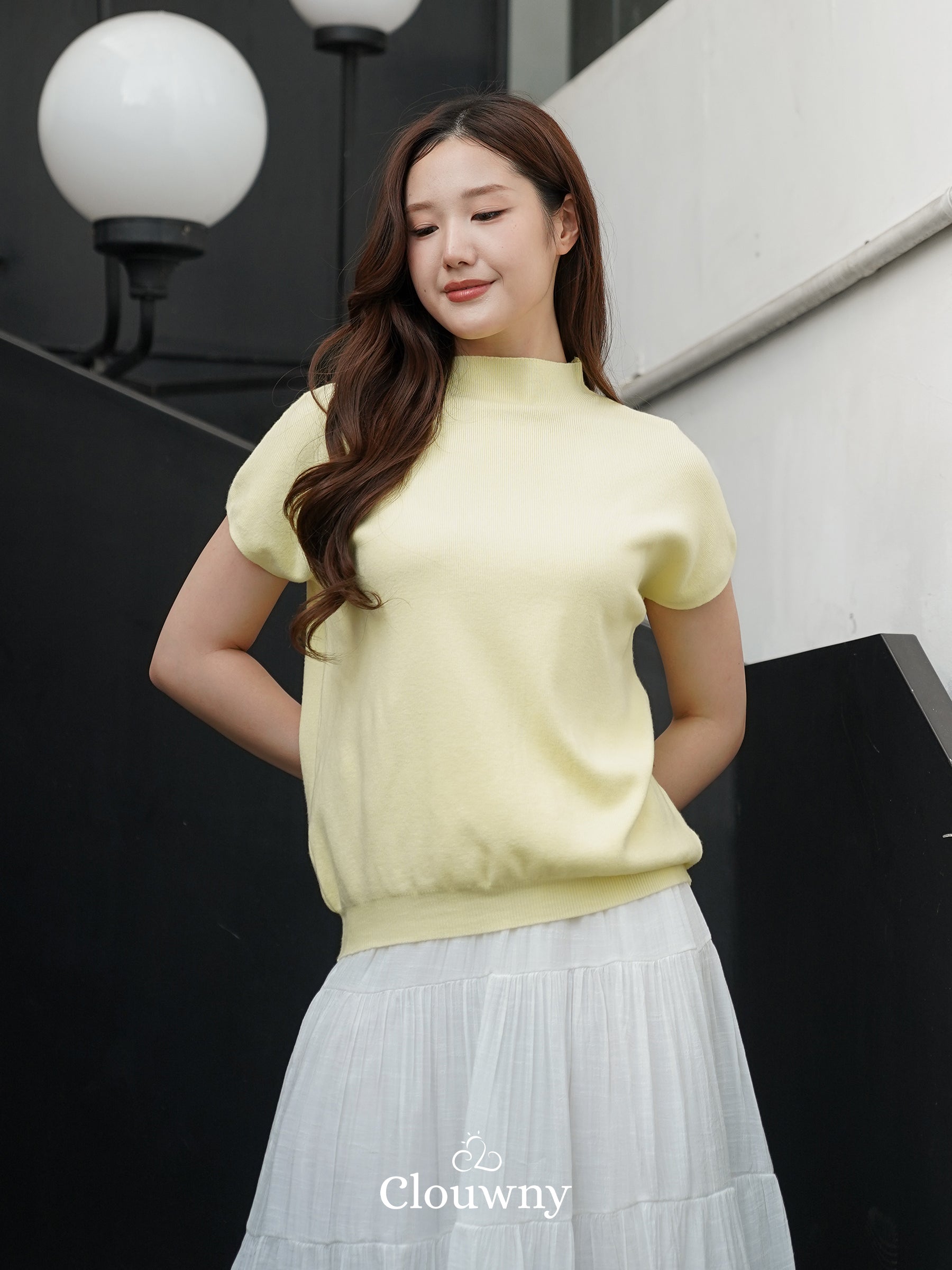 Semi Turtle Top - Yellow